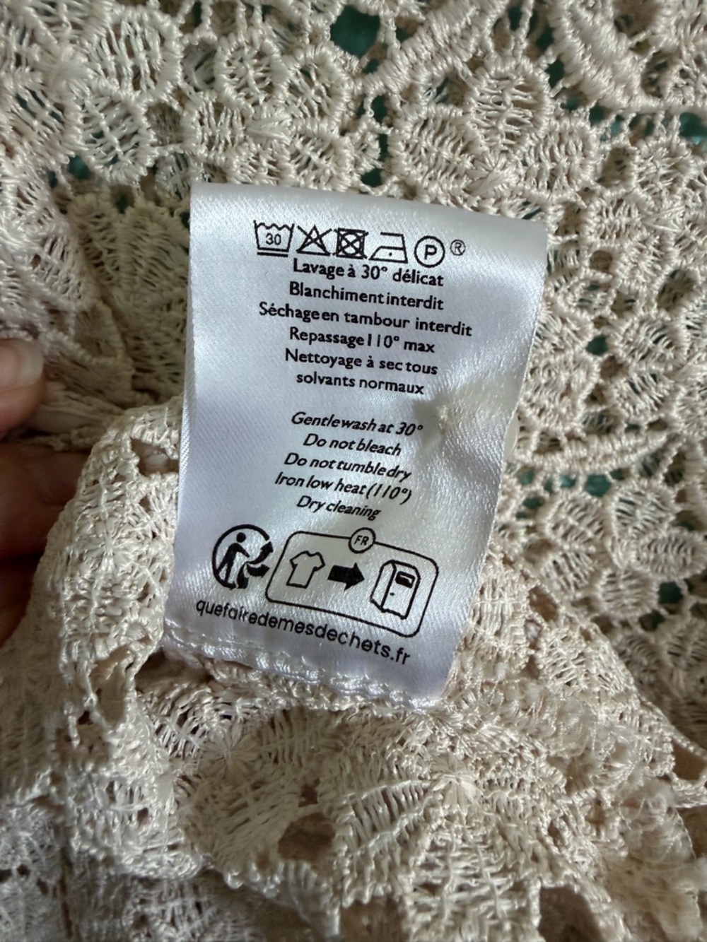 🇫🇷 Sézane Jordyna Blouse, Cream - Picture 8 of 8
